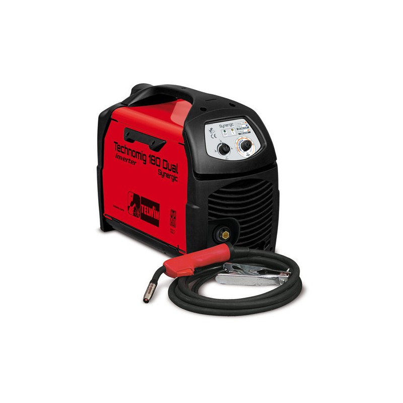 TELWIN TECHNOMIG 180 DUAL SYNERGIC 230V SALDATRICE A FILO -